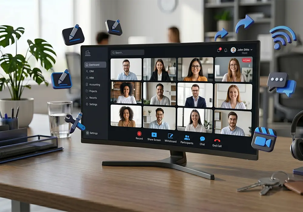 ZyJupiterMeet: White Label Video Conference with AI & SaaS